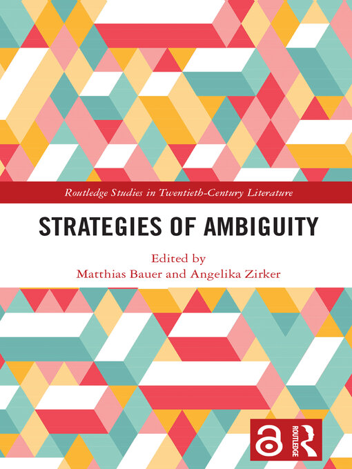 Title details for Strategies of Ambiguity by Matthias Bauer - Available